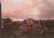 Bernardo Bellotto Ruines de la Pirnaische Vorstadt a Dresde oil painting reproduction